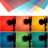 6pcs 25 * 20cm Transparent Lighting Color Correction Gel Sheets Filters Set for Flash Light Speedlite (Red  Blue  Green