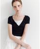 MIXXO Wrap Layered Short Sleeve T-Shirt Re Lwg44Ss_Miwhwg75Qs