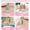 2PCS Guinea Pig Bed Mat, Washable Small Animal Bed, Bunny Rabbit Pillow Blanket(12.6 x 9.8 Inch)