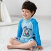 Kids' Boys' Cartoon Swimsuit Set - Split Design with Long & Short Sleeves