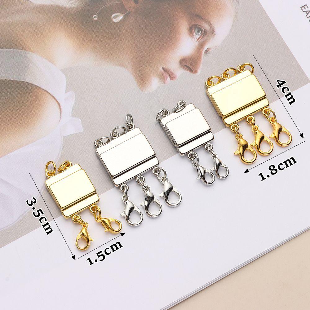 Застежки-пряжки Магнитный разъем для ожерелья для многослойного браслета Магнитная застежка ожерелья