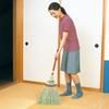 Azuma Industries Takumi Broom, Short Handle, Handwoven Tatami Broom Made with Broom Grass, Utilizing the Quality of the Material for a Comfortable Swe
