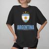 Las Malvinas Argentina Soccer Football Printed T Shirts Unisex Wounisex Cotton Tee Shirt Clothing