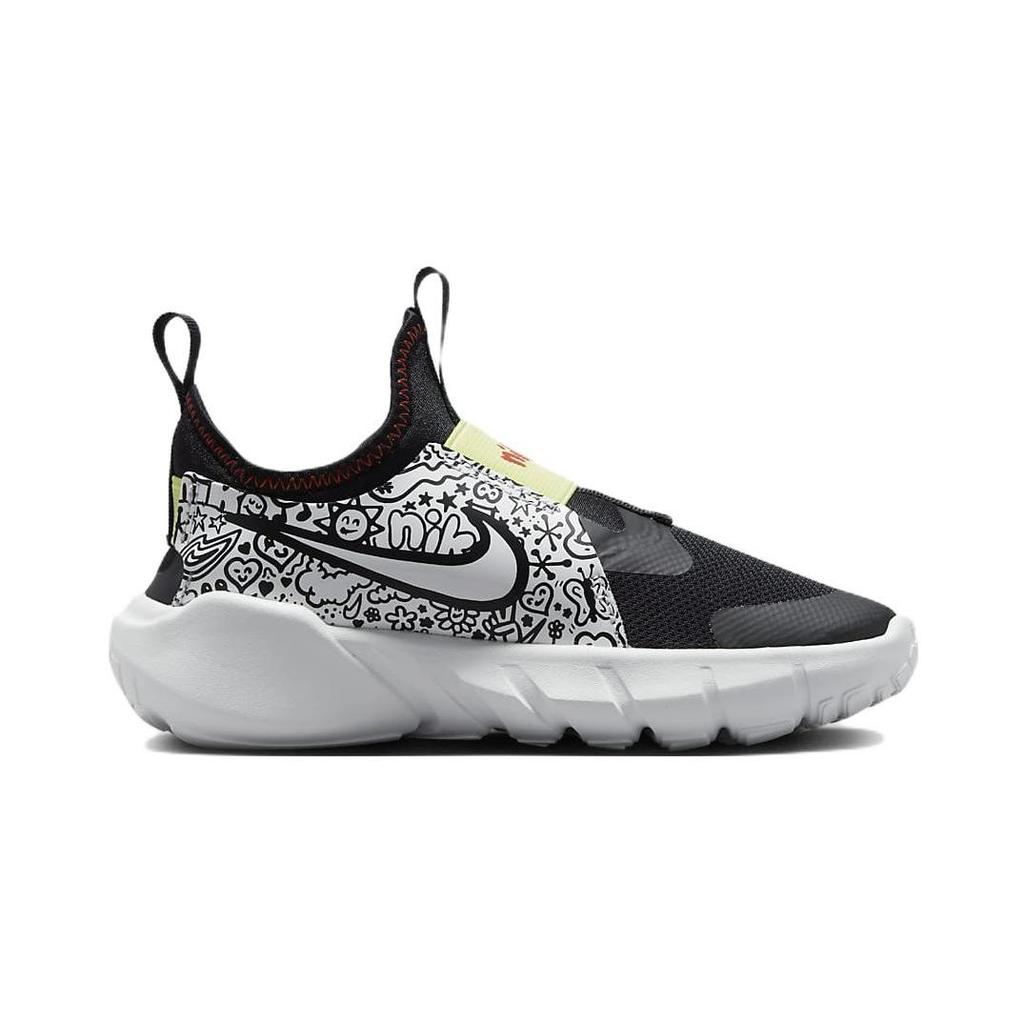 Nike Детские кроссовки Flex Runner 2 JP PS Doodles Black Picante-Red Light-Lemon-Twist DV3100-001
