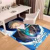 Custom personalization Anime Honkai Star Rail Aventurine Print Area Rug - Soft, Washable Non-Slip Indoor Mat,Living Room,Home&Office Decorative Rug