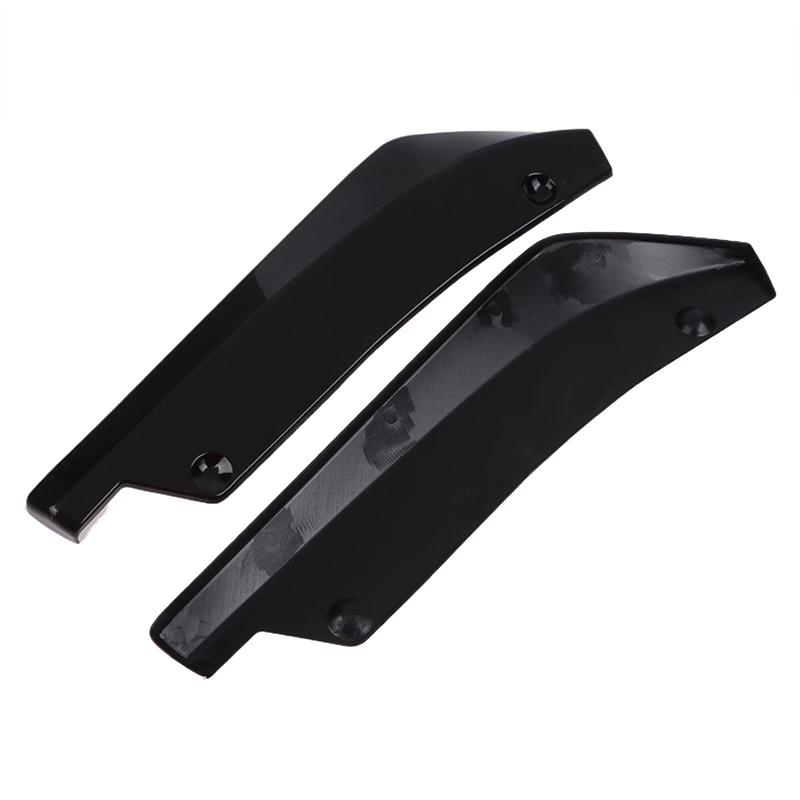 1 Pair Carbon Fiber Winglets Side Skirt Extension Car Front Rear Bumper Strip Lip Spoiler Diffuser Splitter Scratch Protector