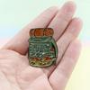 Unisex Fashionable Treasure Bag Brooch Pin Alloy Badge for Adventure Lovers