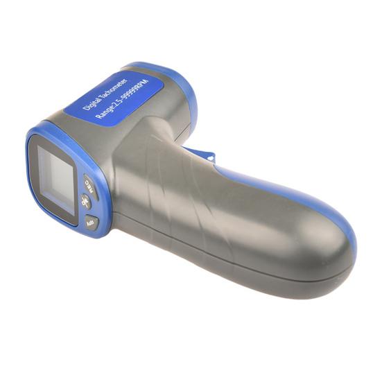 Handheld Tachometer Digital Display Non-Contact Infrared Photoelectric Type Data Hold ABS High Accurate RPM Meter Industry