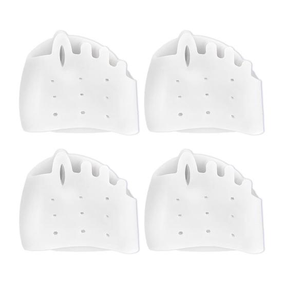 2/4/10 шт. ортопедические разделители пальцев ног, косточки на большом пальце ноги, подушки для подушечек стопы, многоразовые выравнивающие прокладки для пальцев ног, выпрямитель для мужчин и женщин