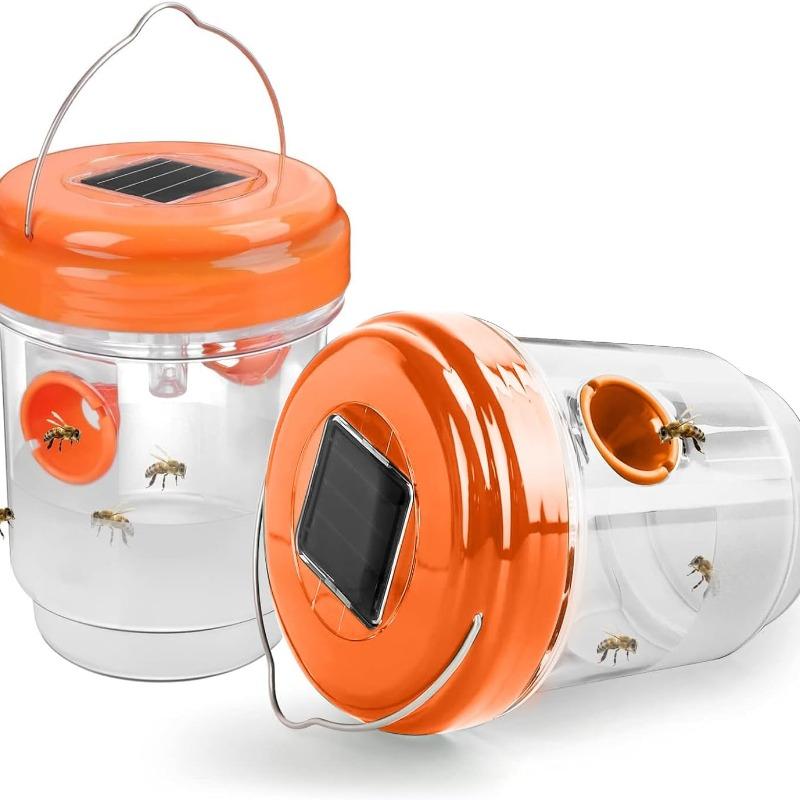 2 шт. Солнечные ловушки для ос для улицы, подвесные, для летающих насекомых, мух, ос, комаров, шершней, убийца, ловец, приманка, ловушка БЕЗ ХИМИКАТОВ