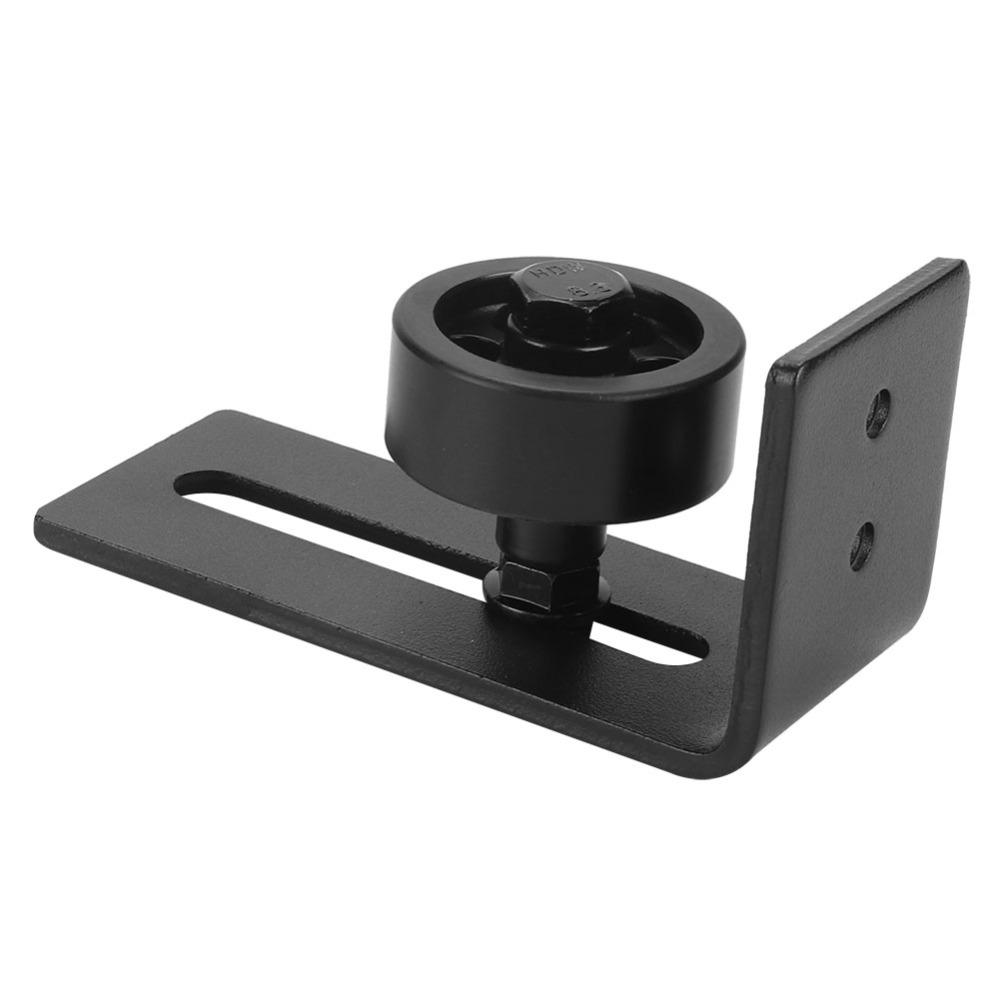 Carbon Steel Guide Rail Black Sliding Door Guide Durable Barn Door Guide Rail Bedroom