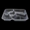 Disposable Slanted 5-Compartment Food Container