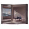 Minimalist Interior Window View Sunset Tapestry Wall Hanging Home Decor for Bedroom Living Room Dorm Landscape