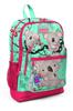 Детский школьный рюкзак с четырьмя отделениями Coral High Kids Water Green Neon Coral Koala Patterned 23713 23713