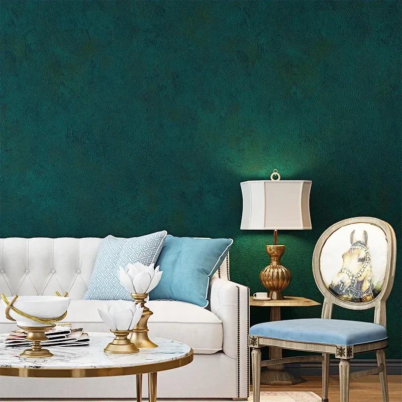 Обои в скандинавском стиле, серый цемент, современные простые однотонные обои для спальни, гостиной, диатомовая глина, индустриальный стиль