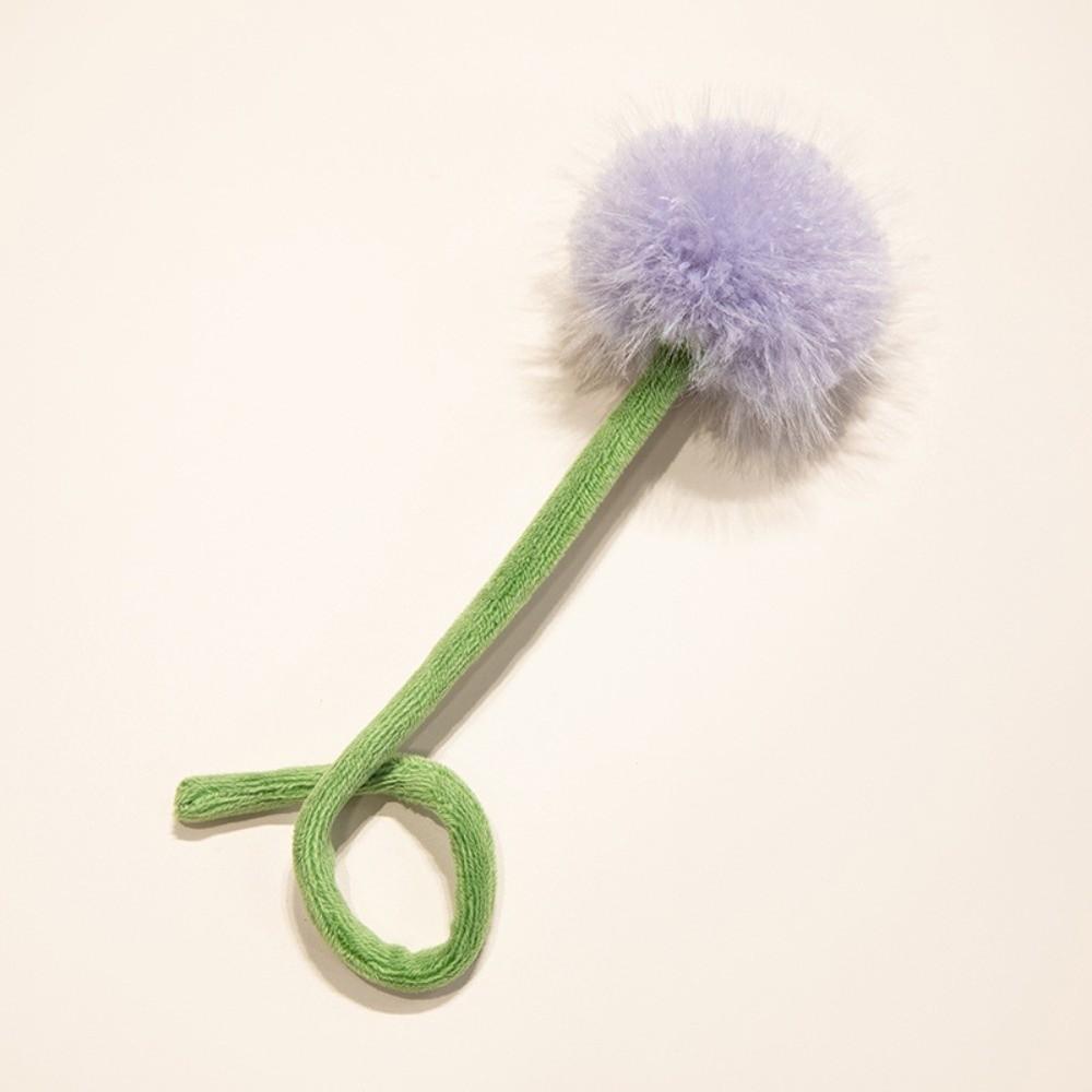 Bendable Wire Stem Handmade Felt Flower Twist Stick DIY Felt Flower Floral Ornament