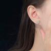 Серьги Hetian Jade с четырьмя листочками клевера, темпераментные ретро-серьги, универсальные, простые, высокого класса