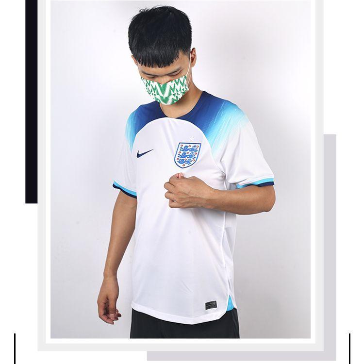 Nike Домашняя майка стадиона Англии 2022/23, белая/синяя Fury/Blue Void, мужская уличная одежда DN0687-100
