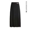 ELLASSAY Women's Simple Commuter Long Pleated Skirt
