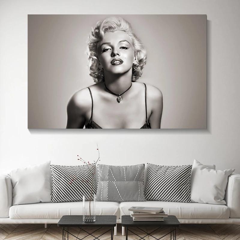 Vintage Art Canvas Painting Famous Movie Star Posters and Prints Wall Art Pictures for Living Room Home Wall Decoration Cuadros