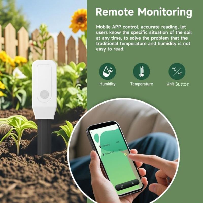 Всепогодные Zigbee Датчики Почвы ZigBee 3 Тестер Влажности Почвы Гигрометр для Фермы Газона Растений Цветов