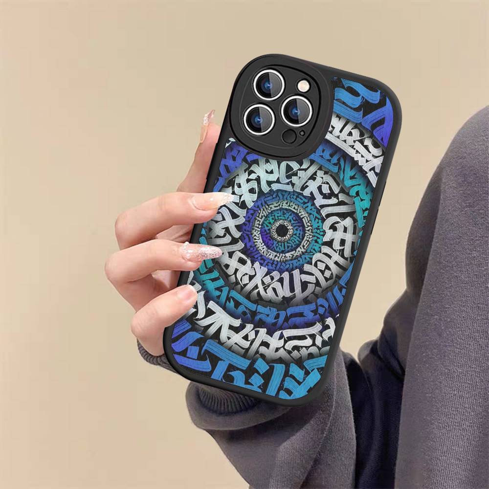 Чехол для телефона Pokras Lampas Art Graffiti для iPhone 16 15 14 13 12 11 Pro Max Plus Кожаный Мягкий Чехол