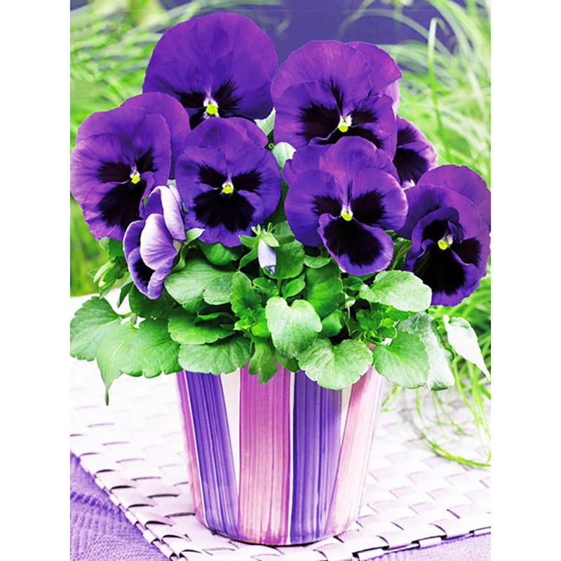 Полный круглый алмазная живопись из смолы, цветок, 5D DIY, алмазная вышивка, пейзаж, вышивка крестом, картина со стразами, настенное искусство