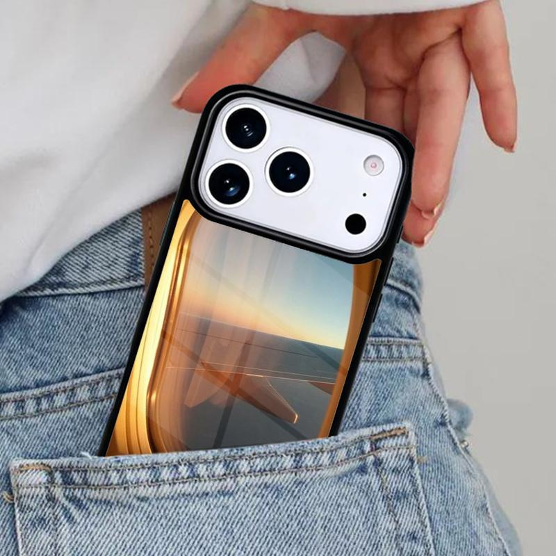 Airplane Travel Phone Case for iPhone 16e 15 14 13 12 17 Pro Max Plus Air 17pro Cover Coque