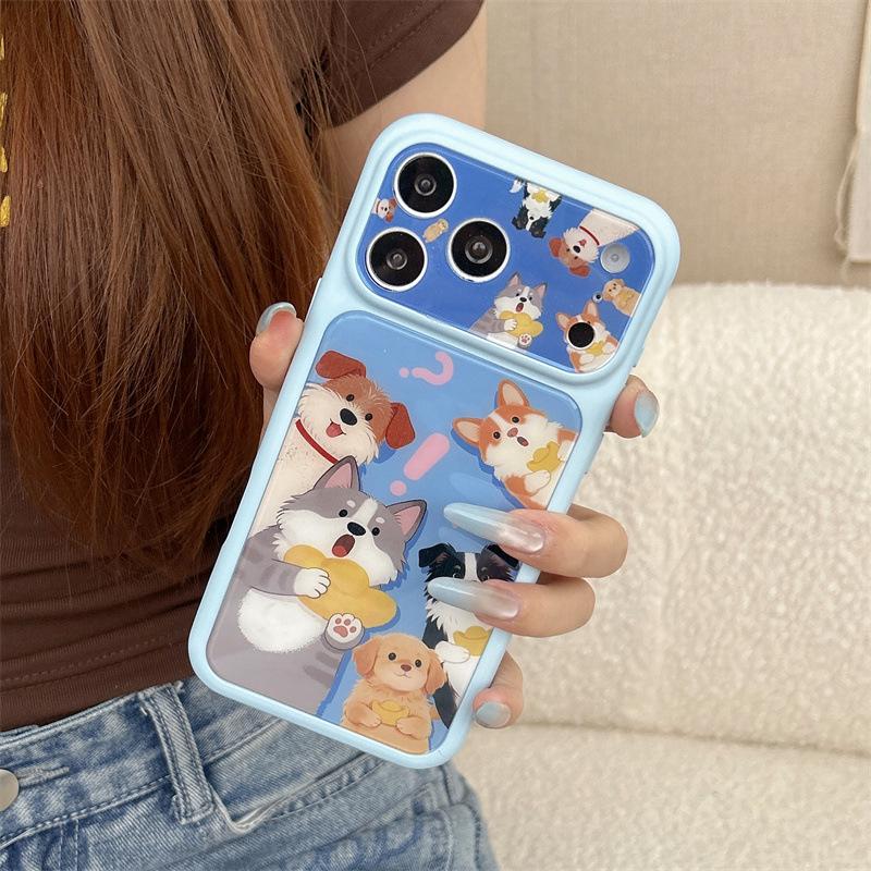 Мультяшный Кот и Собака Юаньбао Чехол для iPhone 17/16 Pro Max/15/14