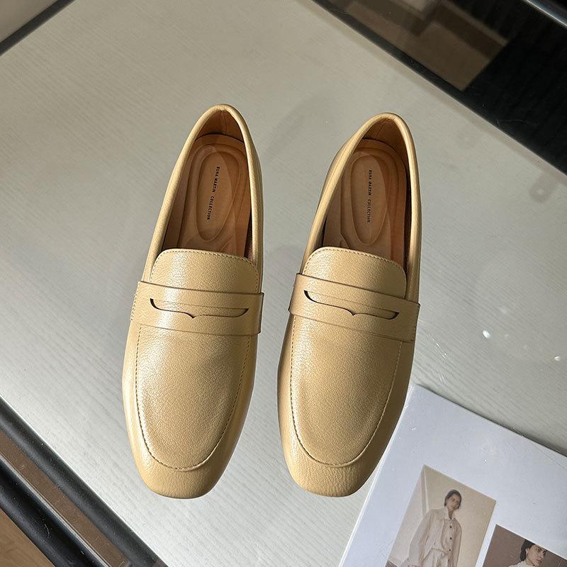 Женская обувь на плоской подошве Весна Лето Осень Мягкая подошва Балетки Простые Универсальные Женские лоферы Для работы Женская обувь на плоской подошве