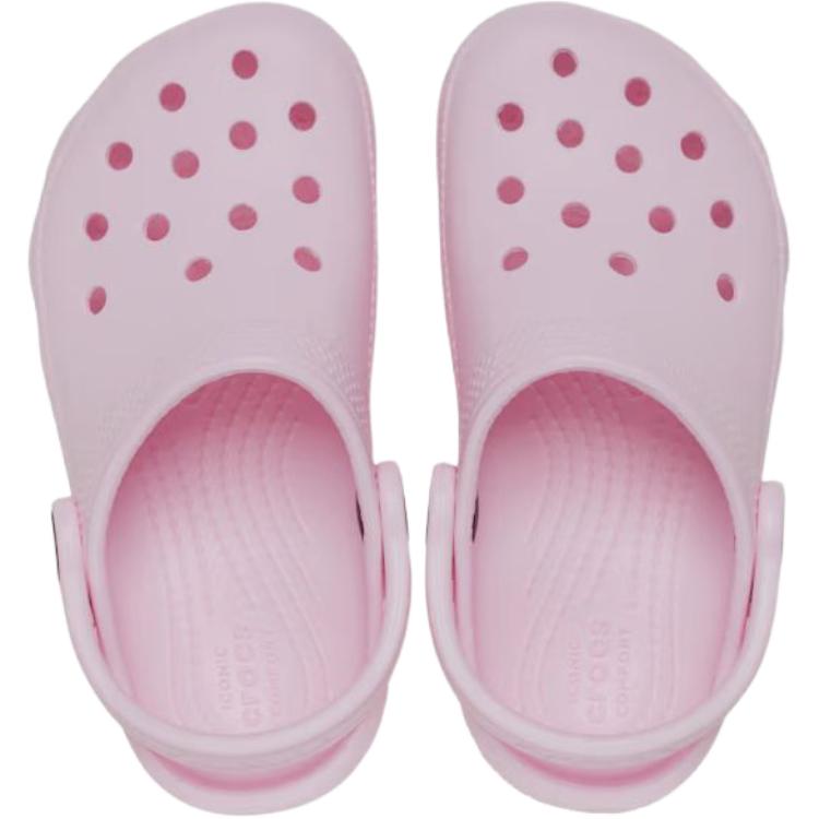 Crocs Classic Clog Comfortable Versatile Slip-Resistant Durable Low-Top Toddler Shoes Baby Clogs Pink 206990-6ZW