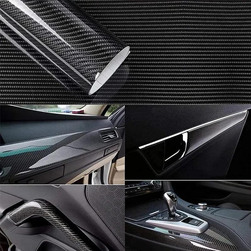 30x152см 7D Автомобильная Карбоновая Пленка Рулон Наклейки Стайлинг Салона Авто DIY Виниловая Пленка Декоративная Наклейка Мотоцикл Авто Аксессуары