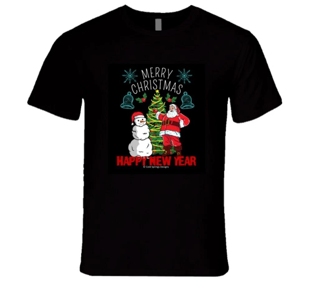 Merry Christmas Happy New Year Santa Premium Holiday Gift T Shirt Mens Kids Womens Boys girls children