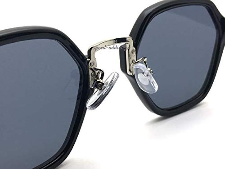 МЕТАЛЛИЧЕСКИЙ МОСТ ШЕСТИУГОЛЬНЫЕ СОЛНЦЕЗАЩИТНЫЕ ОЧКИ мост шестиугольник ЧЕРНЫЙ ДЫМ [ДИЗАЙН ОЧКИ] (металлические солнцезащитные очки) ×