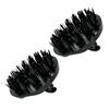 ABIERTA Head Spa Brush, Set of 2, Silicone Shampoo Brush, Scalp Massage, Scalp Care