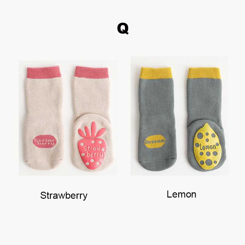 Winter Baby Thermal Non Slip Socks For Girl Boy Children Cotton Sock Newborn Toddler Home Thick Sock Infant Anti-slip Sleep Sock