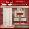 Elegant Chinese Engagement Banquet Decoration Set: High-End Ceremony Backdrop & Table Supplies