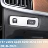 Для Volvo XC60 XC90 XC40 S90 V90 2018-переключатель автомобильных фар из нержавеющей стали с блестками, регулировка фар, наклейка, накладка