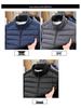 Men's Sherpa Fleece Patchwork Cotton Jacket with Stand Collar for Fall/Winter Casual Wear
