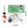 Complete Holiday Craft Package Christmas Button Ornament Making For Kids Adults Family Fun All Supplies Included