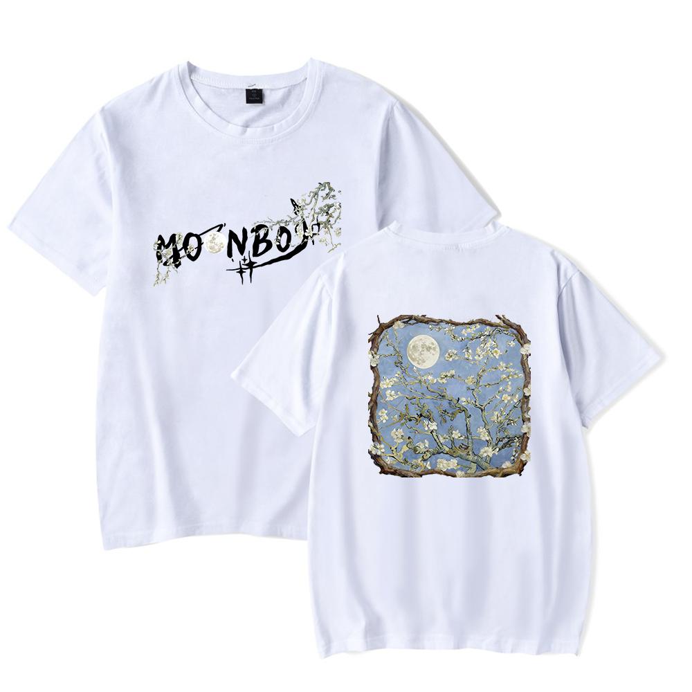 Футболка JVKE Moonboy с принтом из альбома Крутые топы унисекс и женские Streetwear
