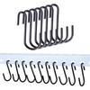 10/15/20/25/30pcs Household Organizer Stainless Steel Storage Rack Hanger Clasps Hooks S Shaped Hook