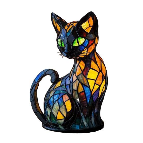 3D Светодиодный ночник «Радужный пони», ручная работа, смола, лампа-собака, питание от USB, окружающее освещение для спальни, рабочего стола, энергосберегающий подарок для любителей домашних животных и домашнего декора