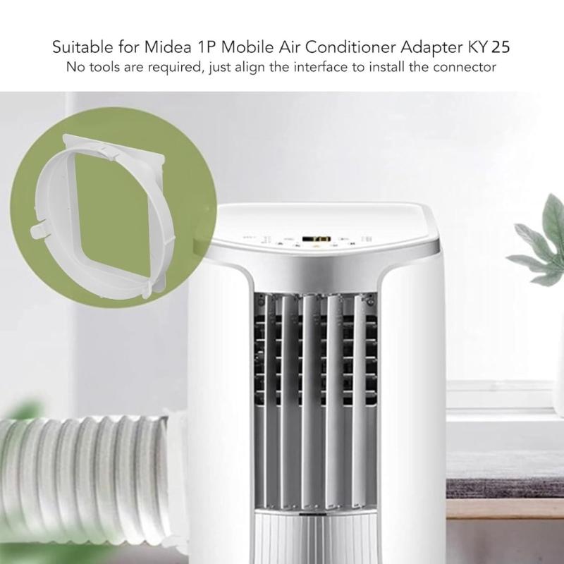 Energy Efficient Air Conditioner Hose Connector Leak Proof Seal Small PVC Construction Suitable for Sliding Window V