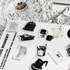 Материалы для DIY-журнала жизни, декоративные самоклеящиеся наклейки-запечатки (45 листов)