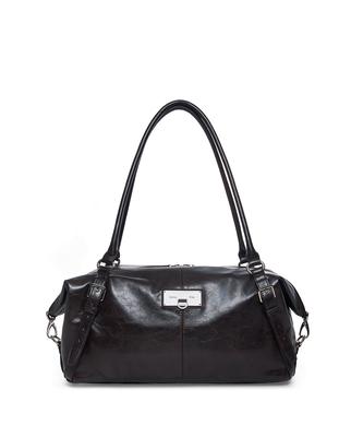 Matin Soft Form Bowling Bag In Dark Brown