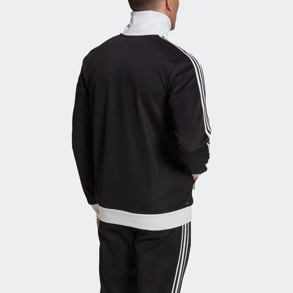 adidas Спортивный топ Originals Fb Nations с вышитым логотипом и полосками, мужские куртки черного цвета HK7408