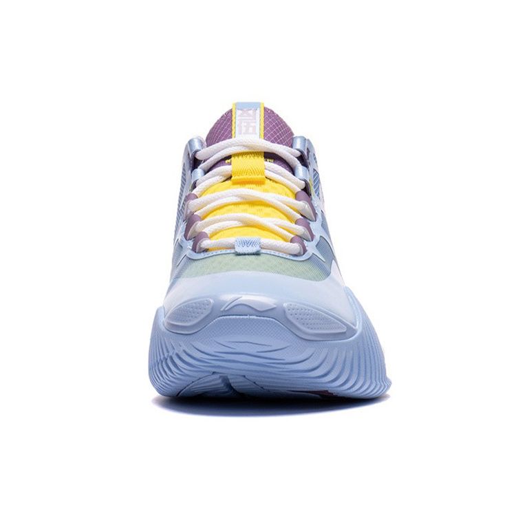 Li-Ning Bad Five 2 Low Aurora Blue Jam Фиолетовые мужские кроссовки ABFS003-2