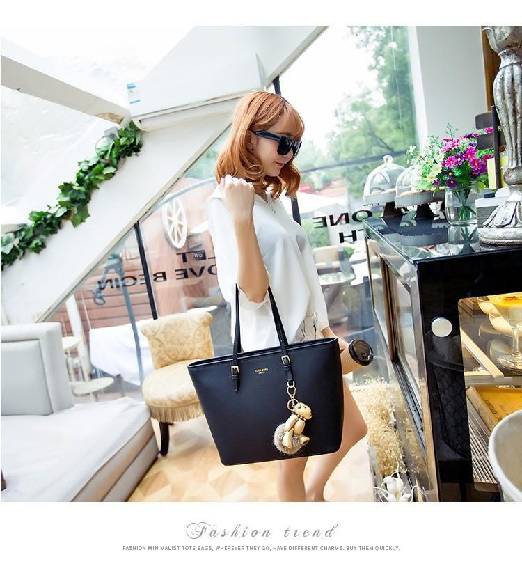 Женские ретро-сумки большой вместимости: Модные сумки-тоут и сумки через плечо в европейском и американском стиле