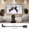 Duttek Right Angle HDMI To Micro HDMI Converter Extremely Thin Angled Micro HDMI Male To HDMI Female Extension Supports 48Gbps 8K Ultra HD Video